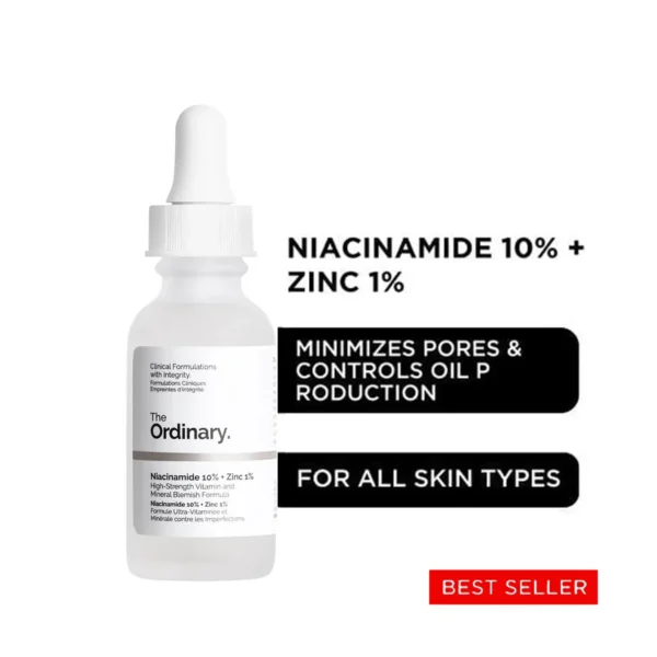 The Ordinary Niacinamide 10% + Zinc 1% Serum – Original | Best for Acne, Oily Skin & Dark Spots in Pakistan - Image 4