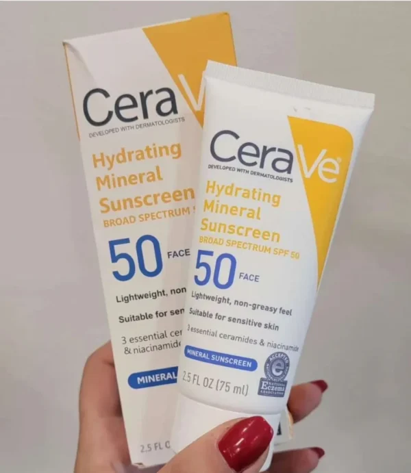 CeraVe Hydrating Sunscreen SPF 50+ – Broad Spectrum | Best Sunscreen for Sensitive Skin in Pakistan - Image 3